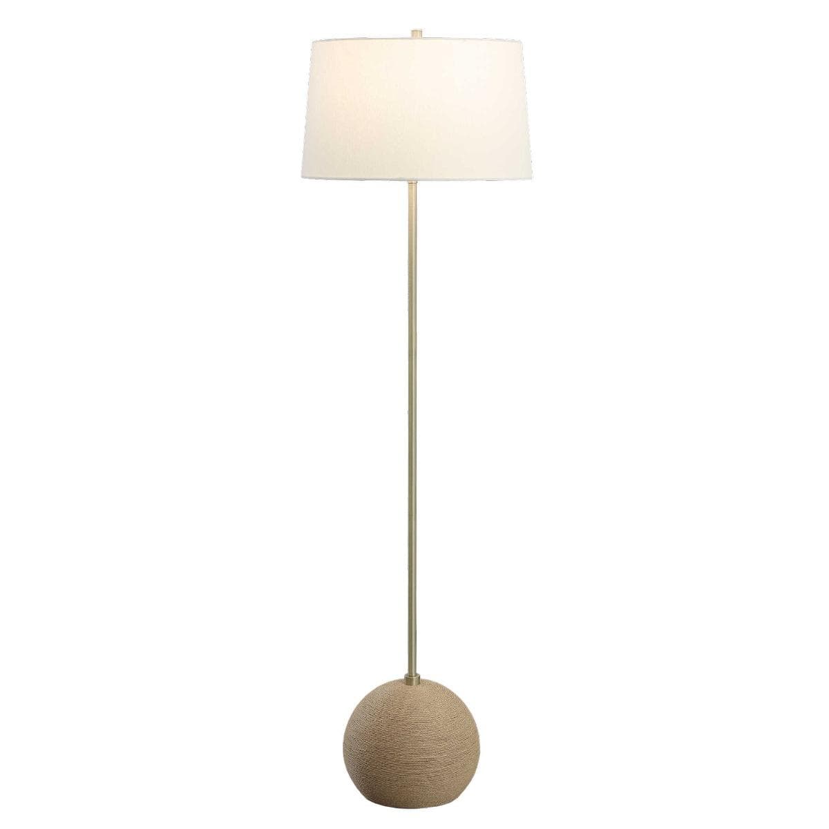 Uttermost Lighting Uttermost Captiva Brass Floor Lamp House of Isabella UK