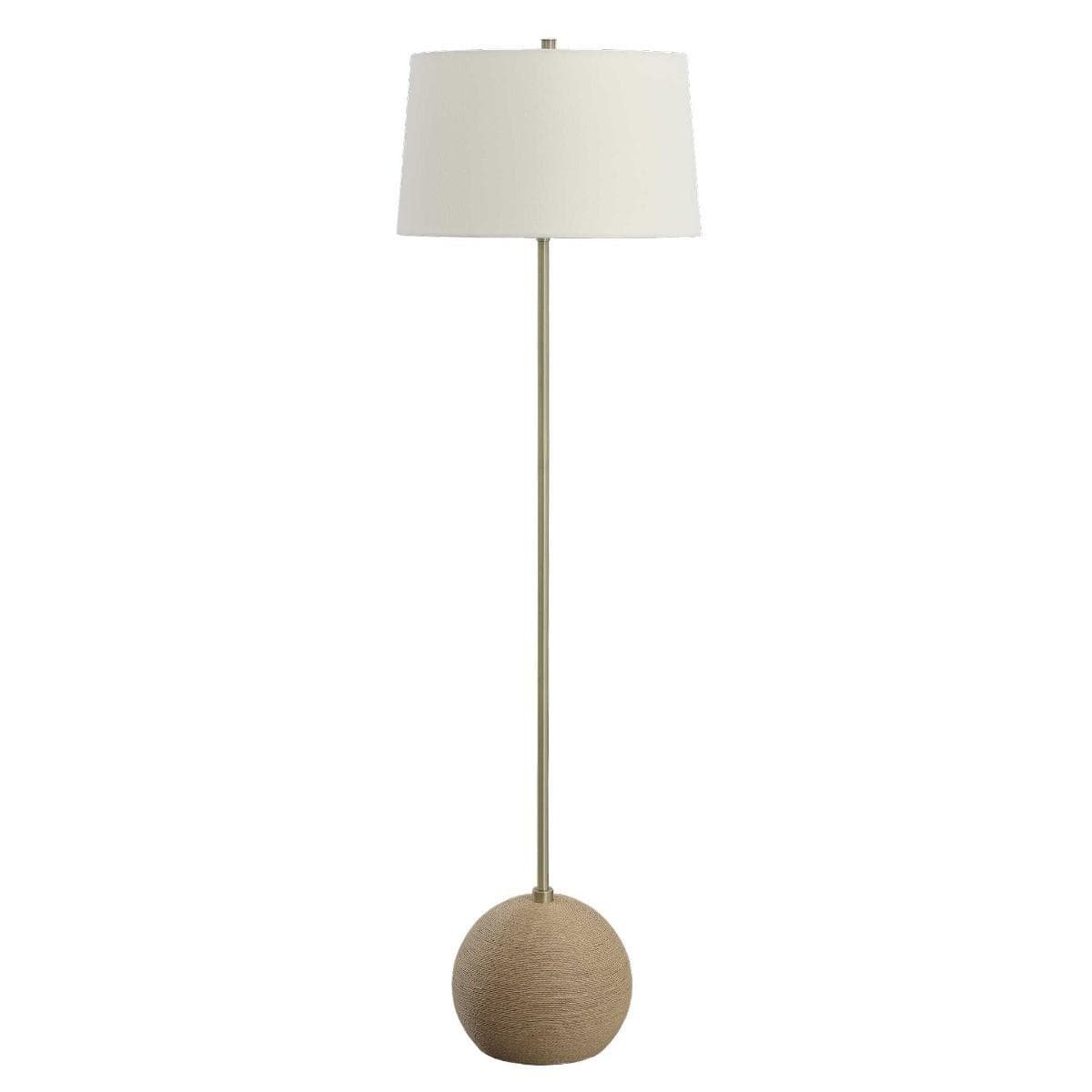 Uttermost Lighting Uttermost Captiva Brass Floor Lamp House of Isabella UK