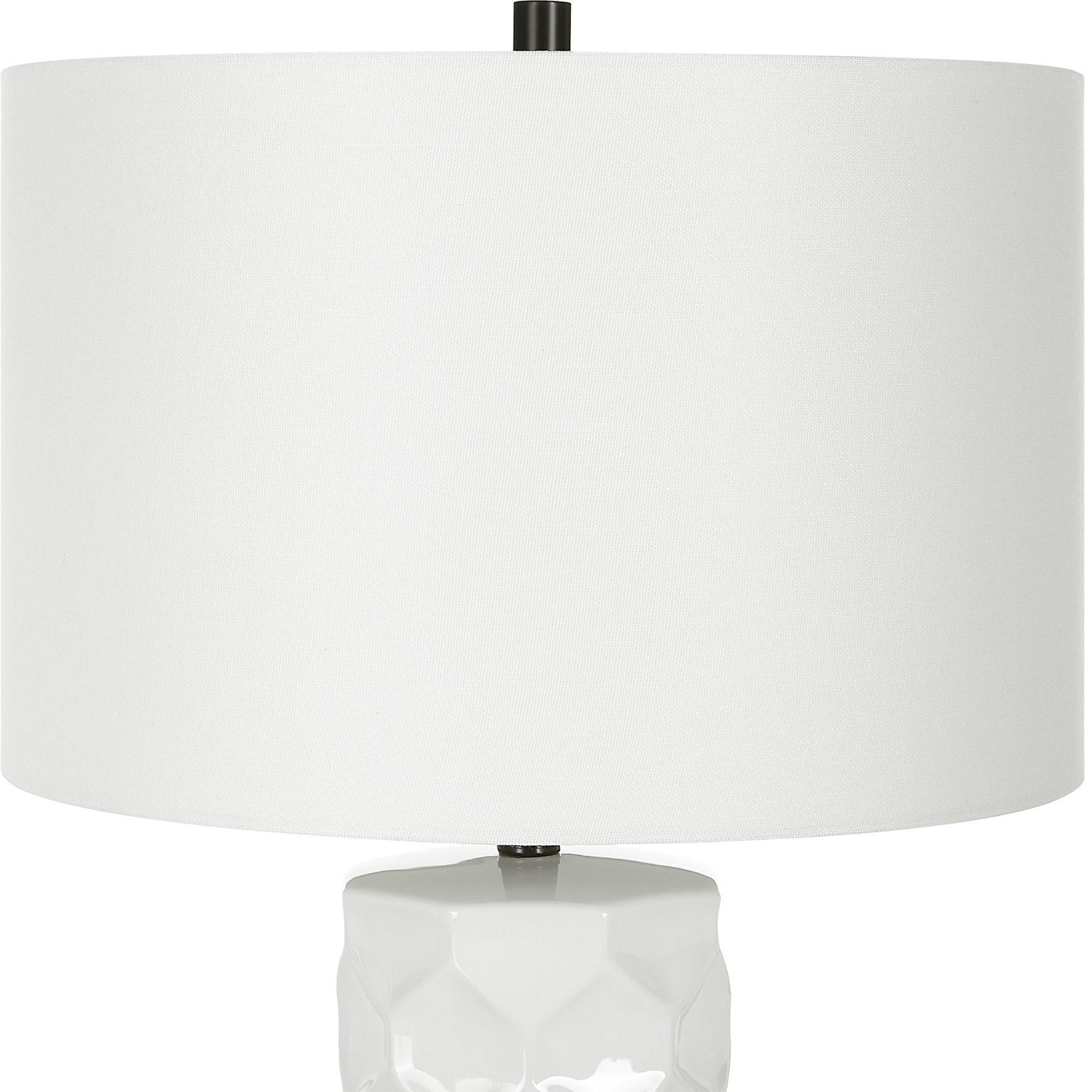 Uttermost Lighting Uttermost Honeycomb White Table Lamp House of Isabella UK