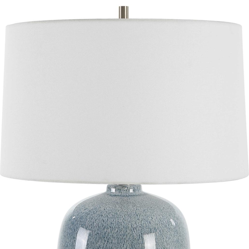 Uttermost Jubilee Sky Blue Table Lamp.
