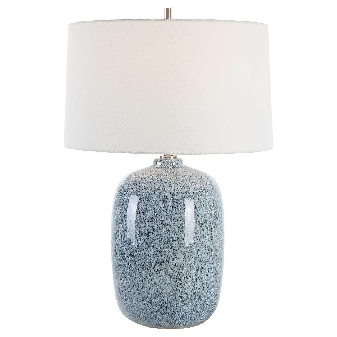 Uttermost Jubilee Sky Blue Table Lamp.