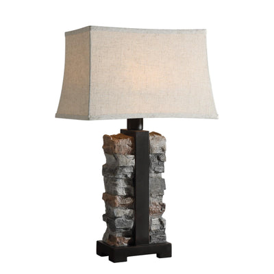 Uttermost Lighting Uttermost Kodiak Stacked Stone Lamp House of Isabella UK