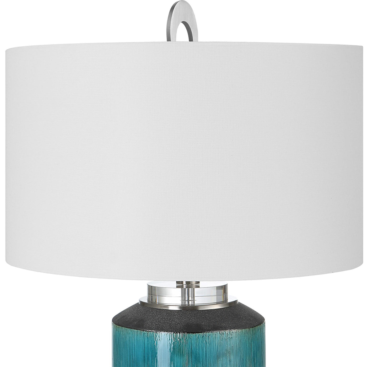 Uttermost Lighting Uttermost Maui Aqua Blue Table Lamp House of Isabella UK