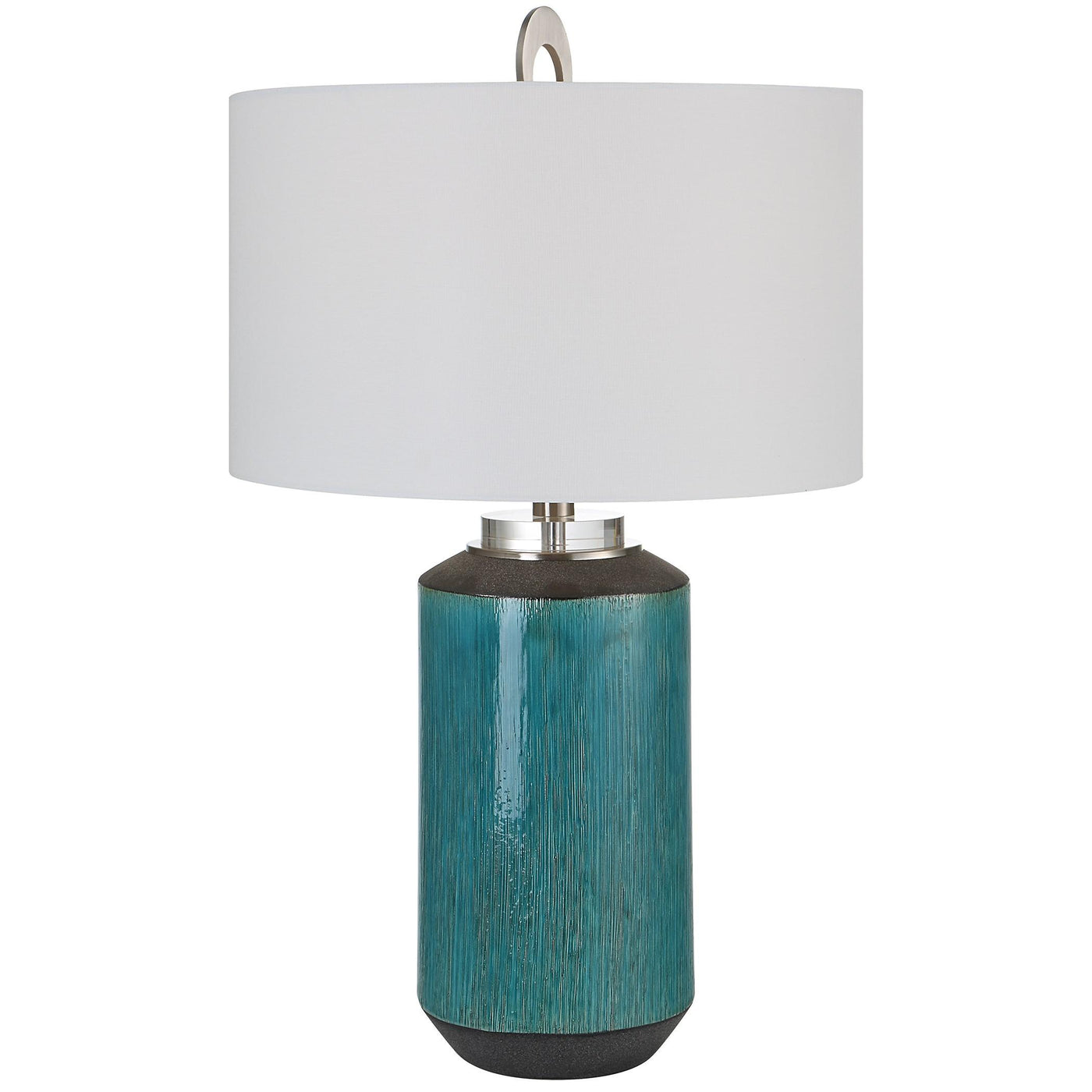 Uttermost Lighting Uttermost Maui Aqua Blue Table Lamp House of Isabella UK