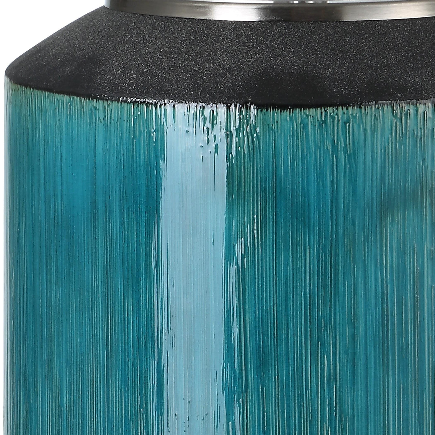 Uttermost Lighting Uttermost Maui Aqua Blue Table Lamp House of Isabella UK