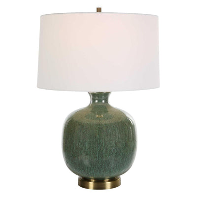 Uttermost Lighting Uttermost Nataly Aged Green Table Lamp House of Isabella UK