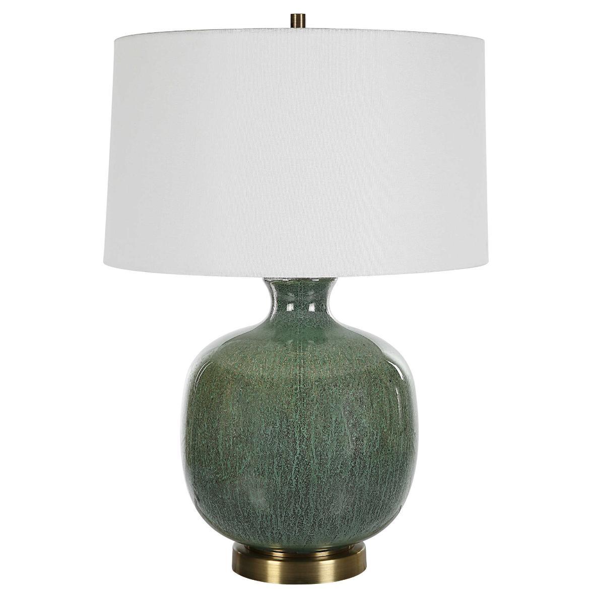 Uttermost Lighting Uttermost Nataly Aged Green Table Lamp House of Isabella UK