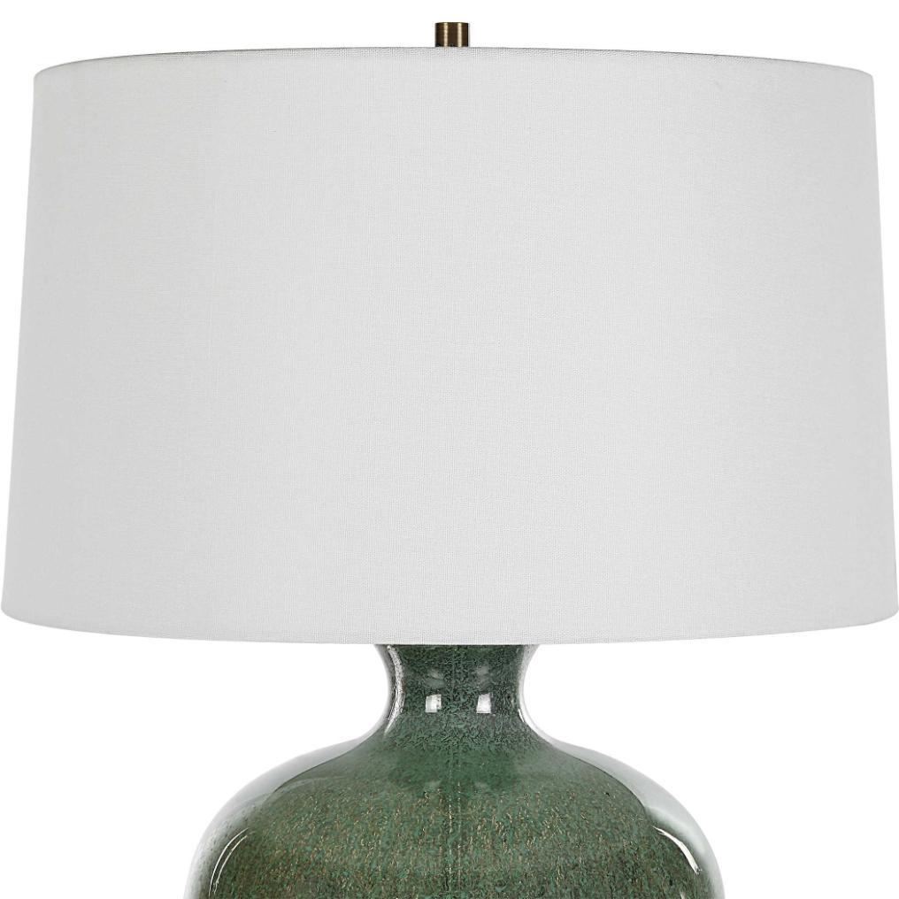 Uttermost Nataly Aged Green Table Lamp.