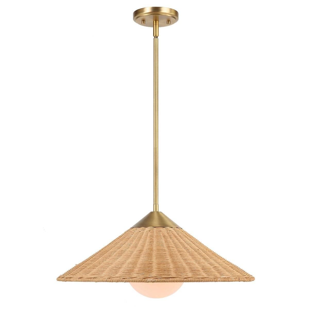 Uttermost Lighting Uttermost Phuvinh 1 Lightrattan Shade Pendant House of Isabella UK