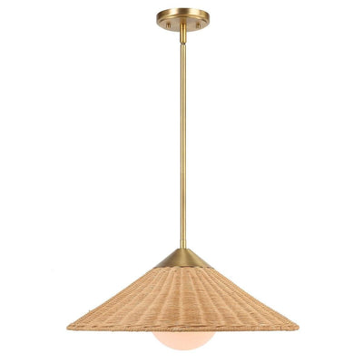 Uttermost Lighting Uttermost Phuvinh 1 Lightrattan Shade Pendant House of Isabella UK