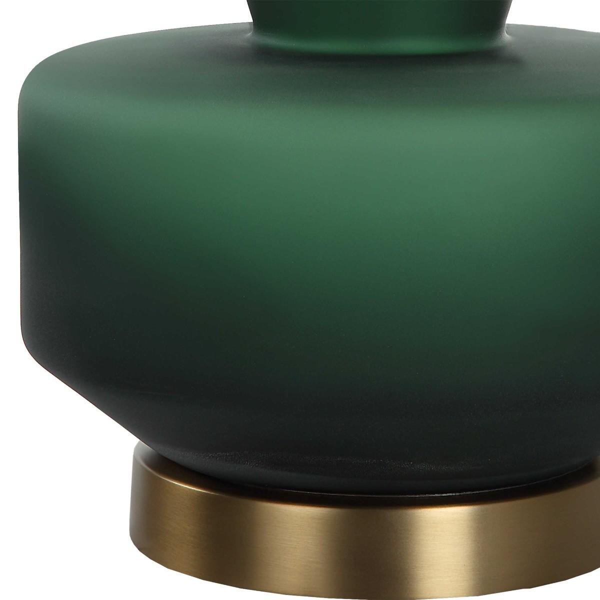 Uttermost Lighting Uttermost Trentino Dark Emerald Green Table Lamp House of Isabella UK