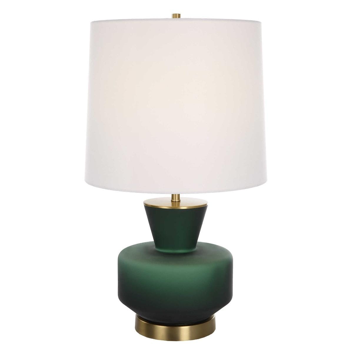 Uttermost Lighting Uttermost Trentino Dark Emerald Green Table Lamp House of Isabella UK