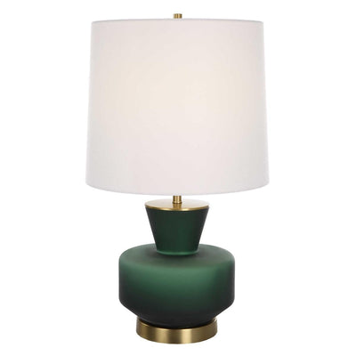 Uttermost Lighting Uttermost Trentino Dark Emerald Green Table Lamp House of Isabella UK