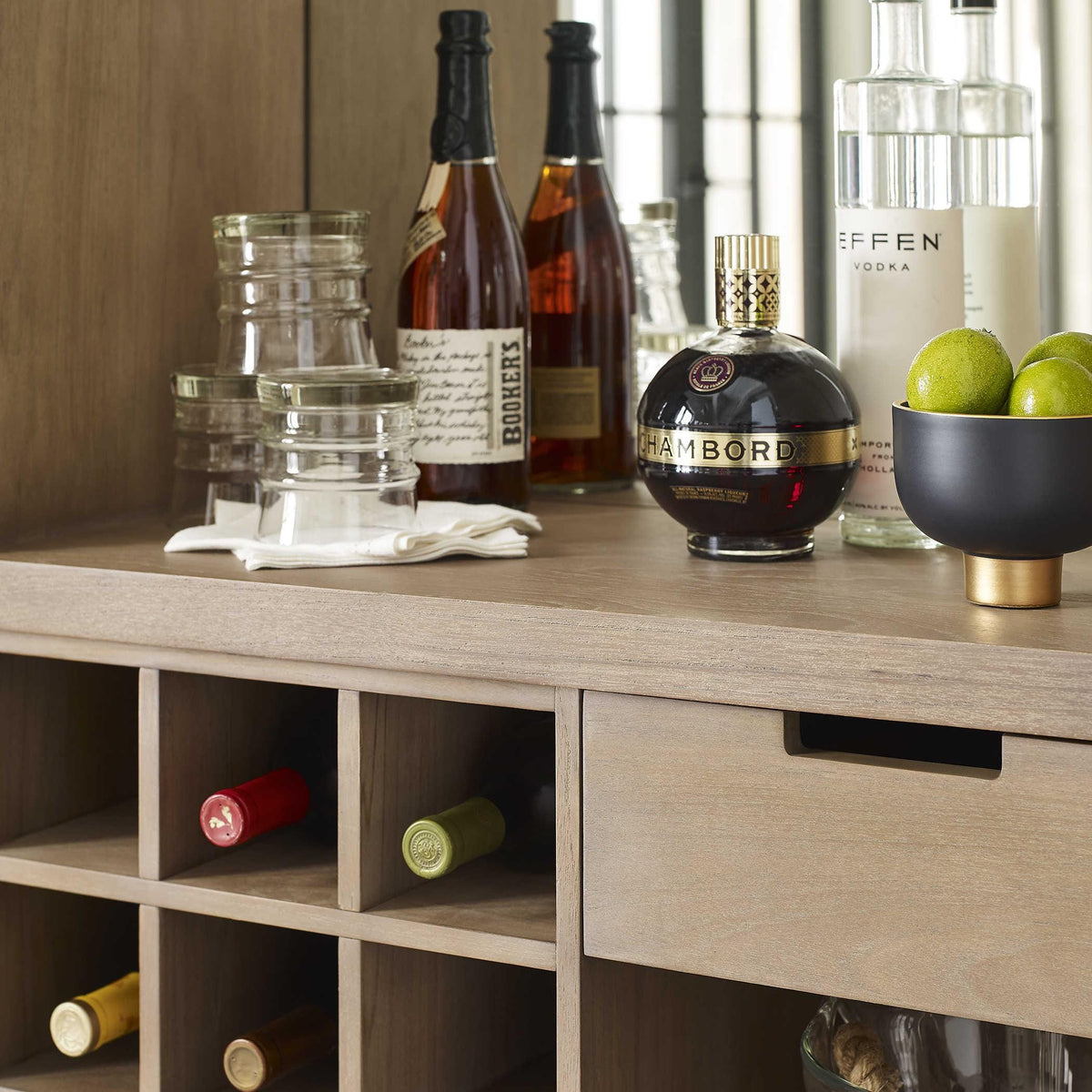 Black Label Brazil Bar Cabinet.