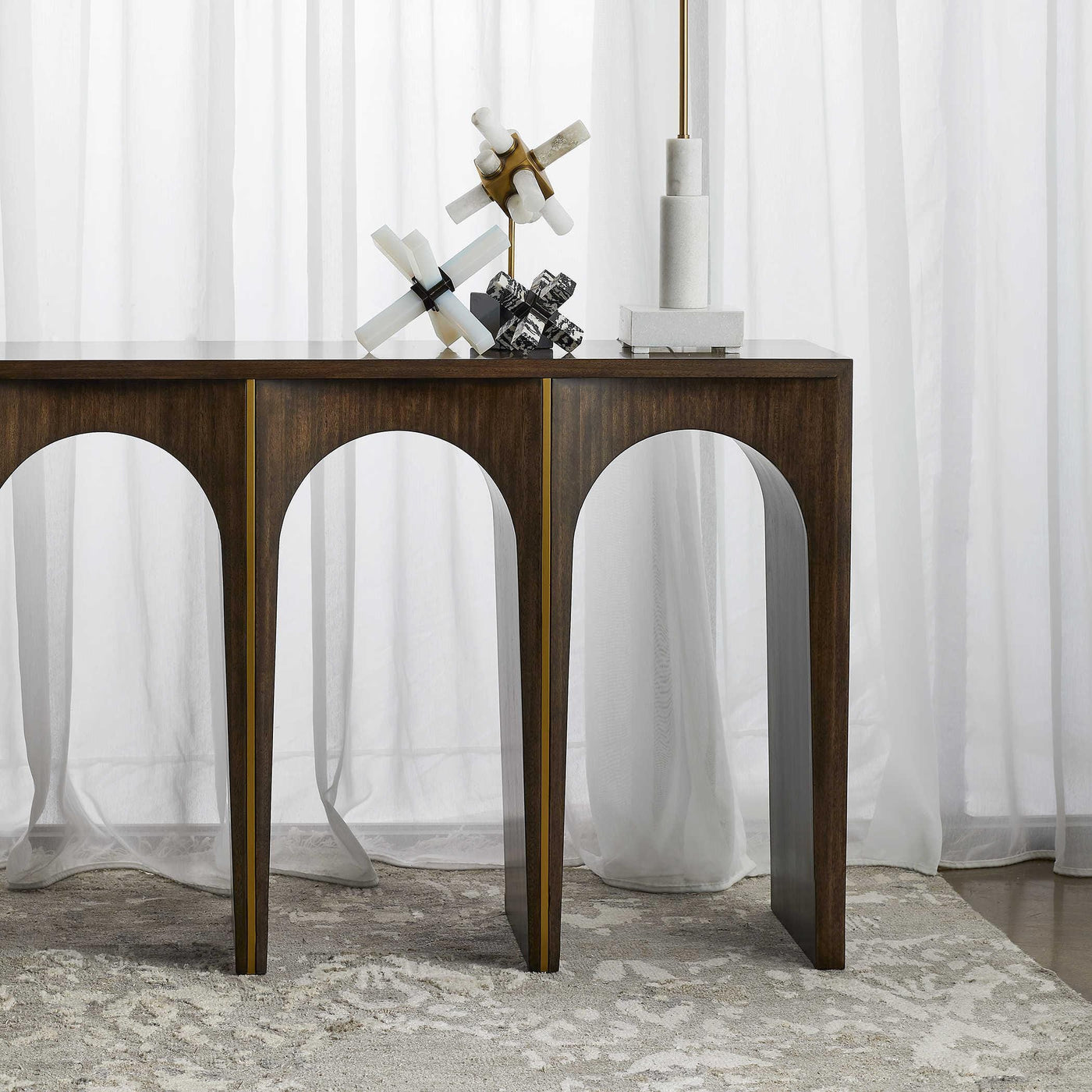 Uttermost Living Black Label Coliseum Console Table House of Isabella UK