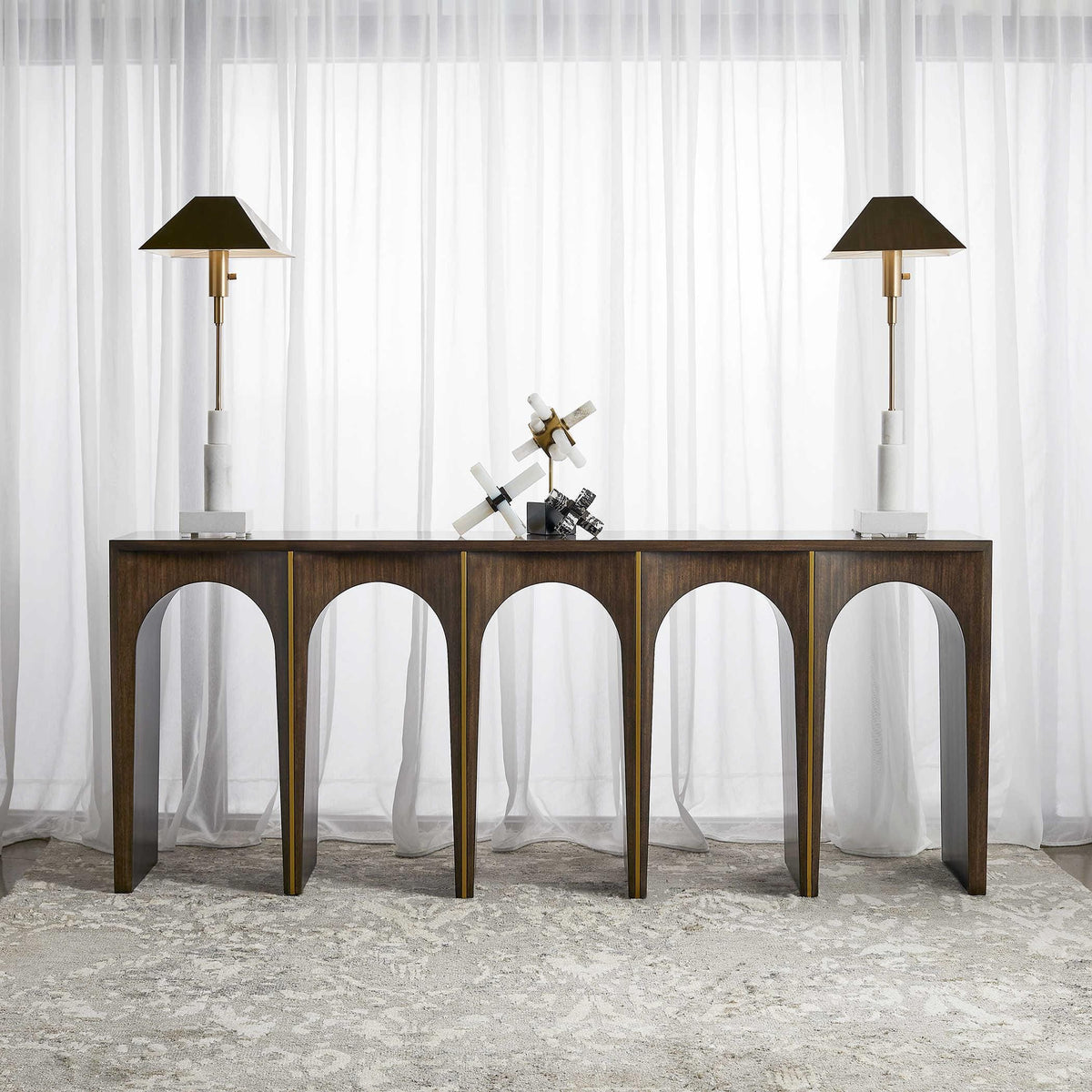 Black Label Coliseum Console Table.