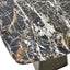 Black Label Equilateral Side Table Marble/bronze.