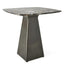 Black Label Equilateral Side Table Marble/bronze.