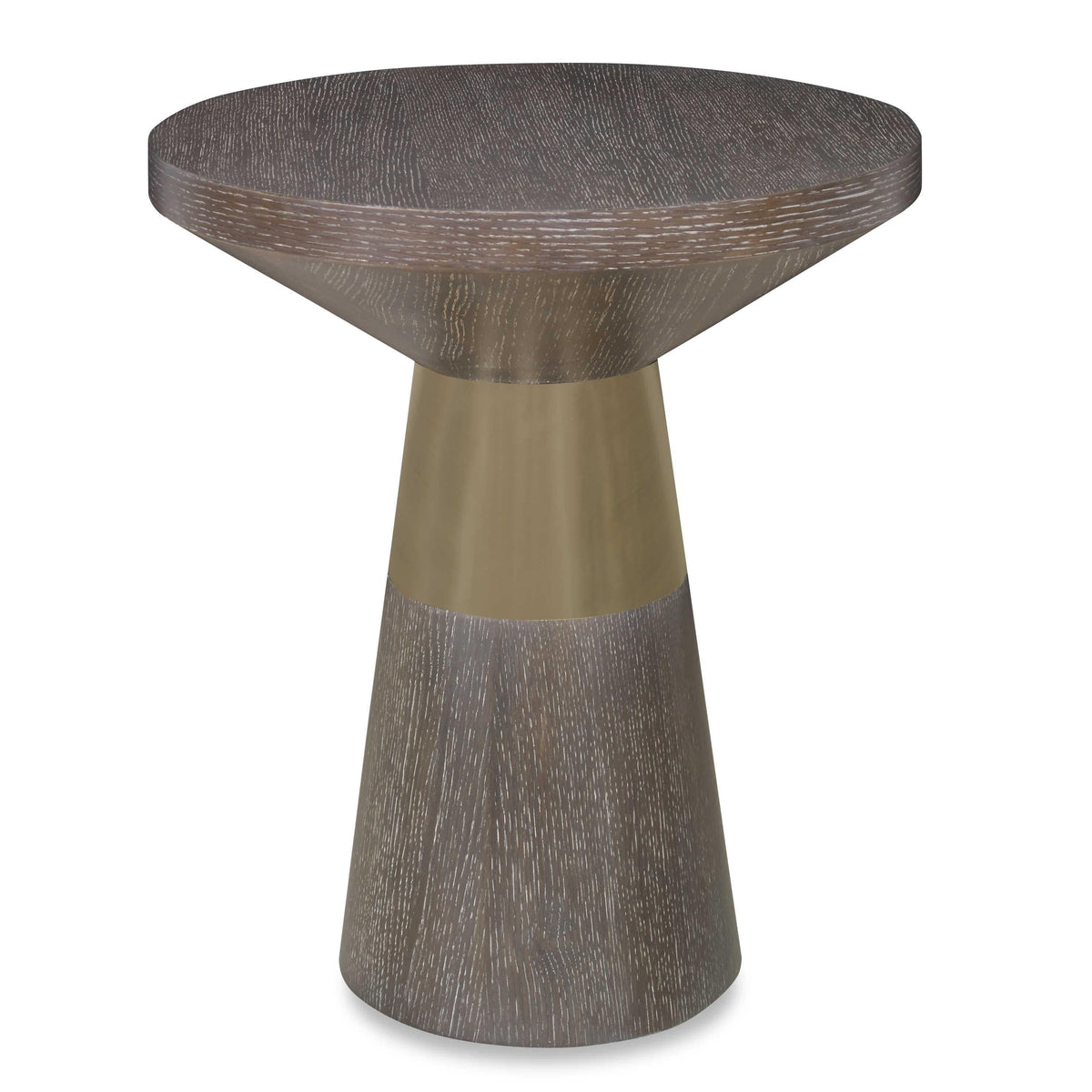Black Label Flute Accent Table.