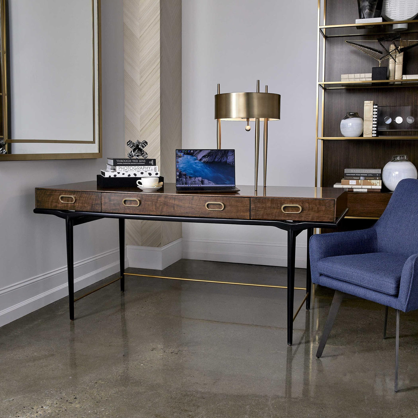 Uttermost Living Black Label Glide Desk House of Isabella UK