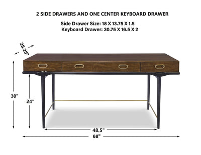 Uttermost Living Black Label Glide Desk House of Isabella UK