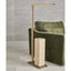 Black Label Illume Drink Stand - Travertine/brass.