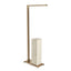 Black Label Illume Drink Stand - Travertine/brass.