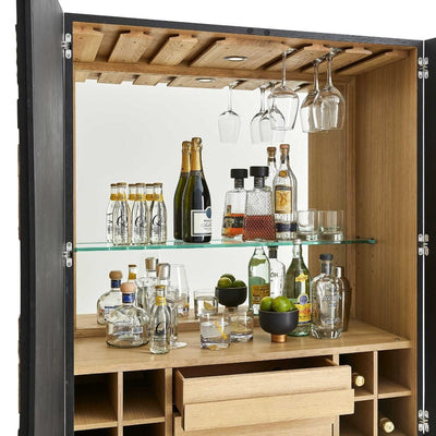 Uttermost Living Black Label Soleil Bar Cabinet House of Isabella UK