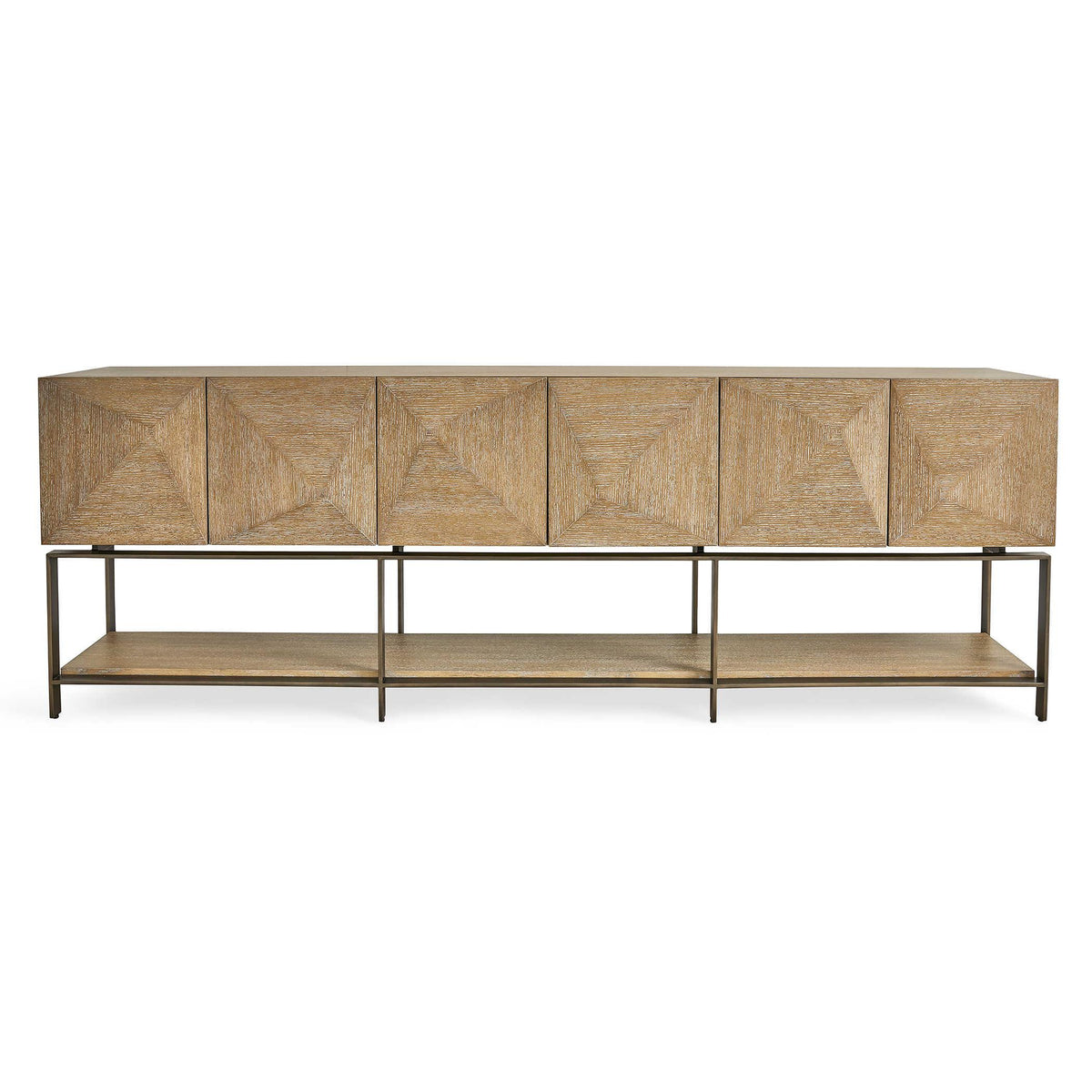 Black Label Trapezoid 6 Door Cabinet.