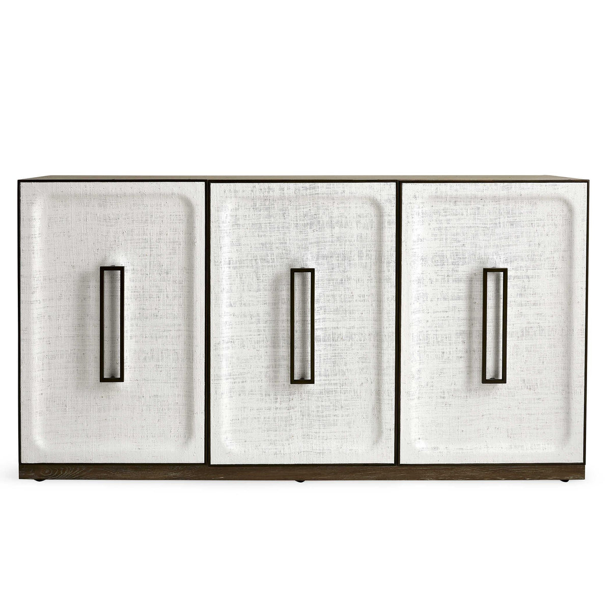 Black Label White Linen 3 Door Cabinet.