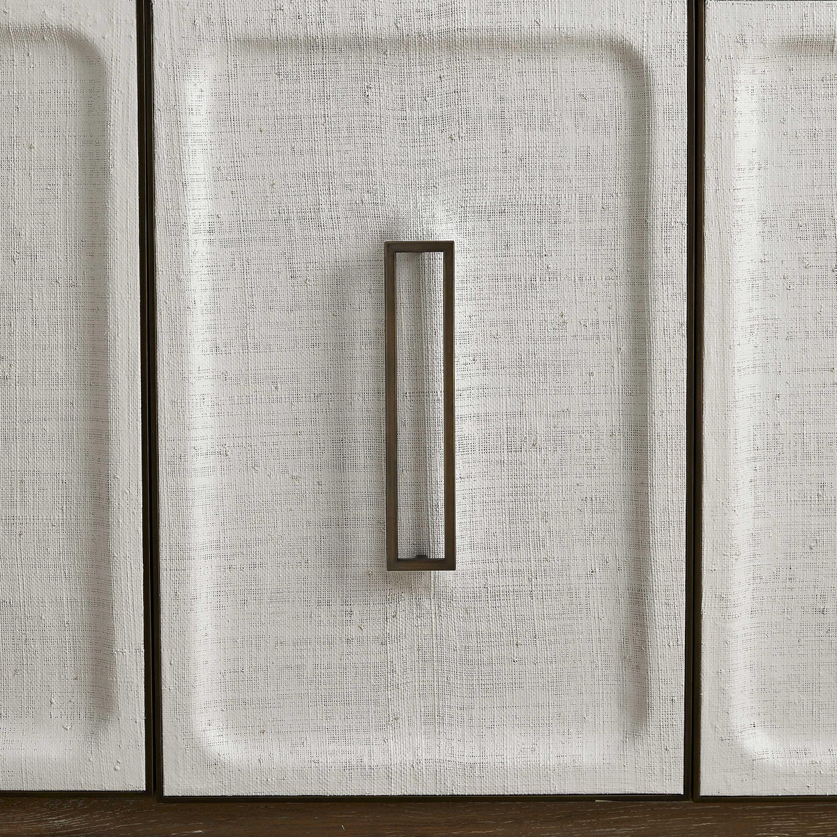 Black Label White Linen 3 Door Cabinet.