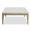 Black Label White Linen Coffee Table.