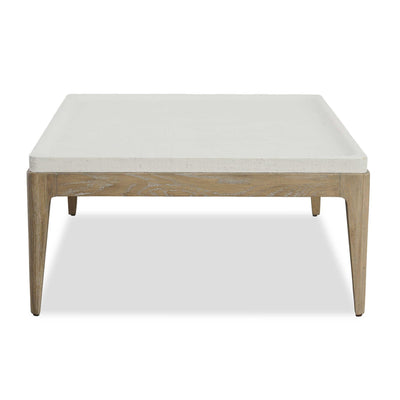 Uttermost Living Black Label White Linen Coffee Table House of Isabella UK