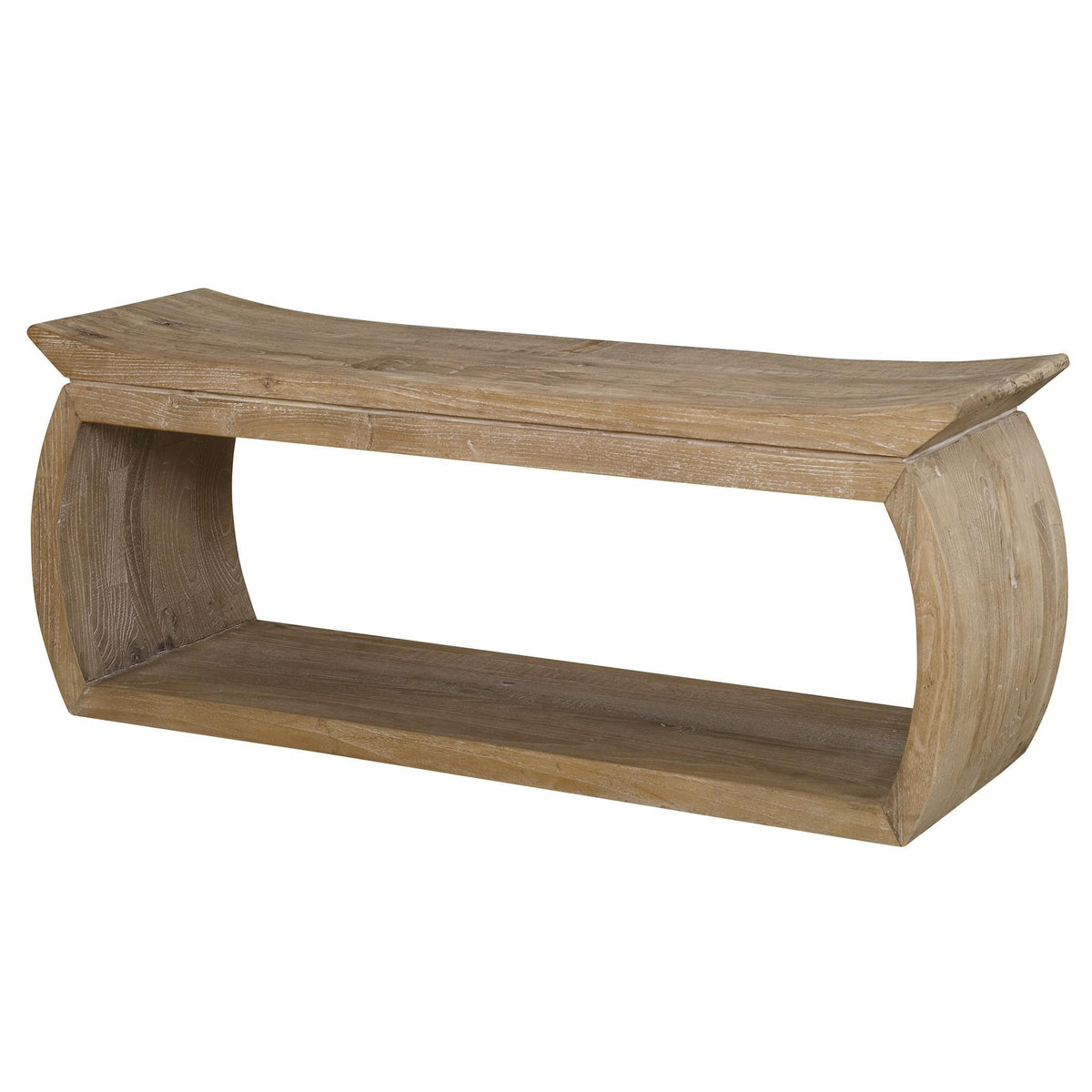 Uttermost Connor Reclaimed Wood Bench.