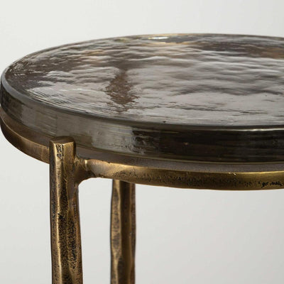 Uttermost Living Uttermost Eternity Brass Accent Table House of Isabella UK