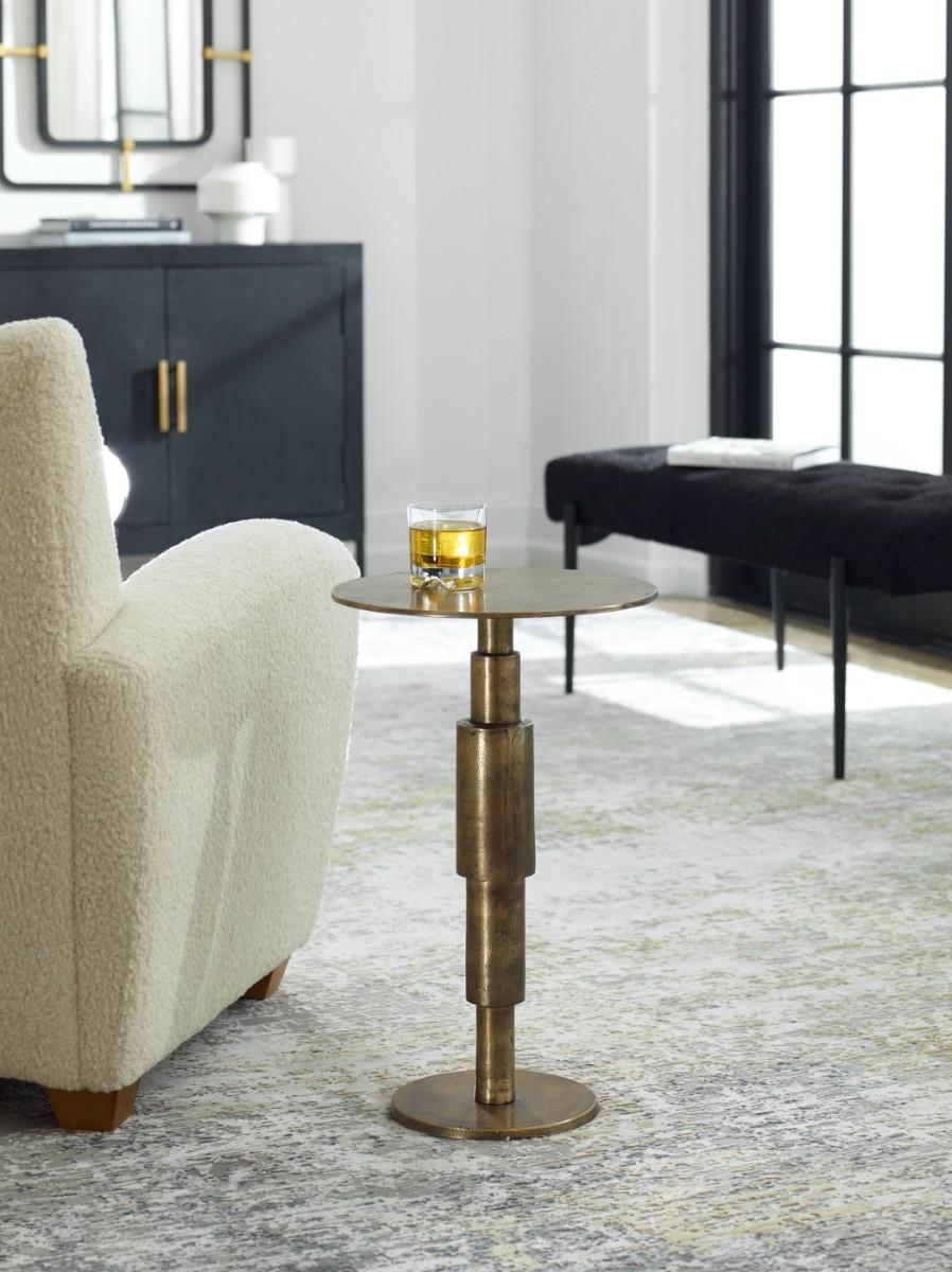 Uttermost Front Range Dark Oak 2 Door Cabinet.