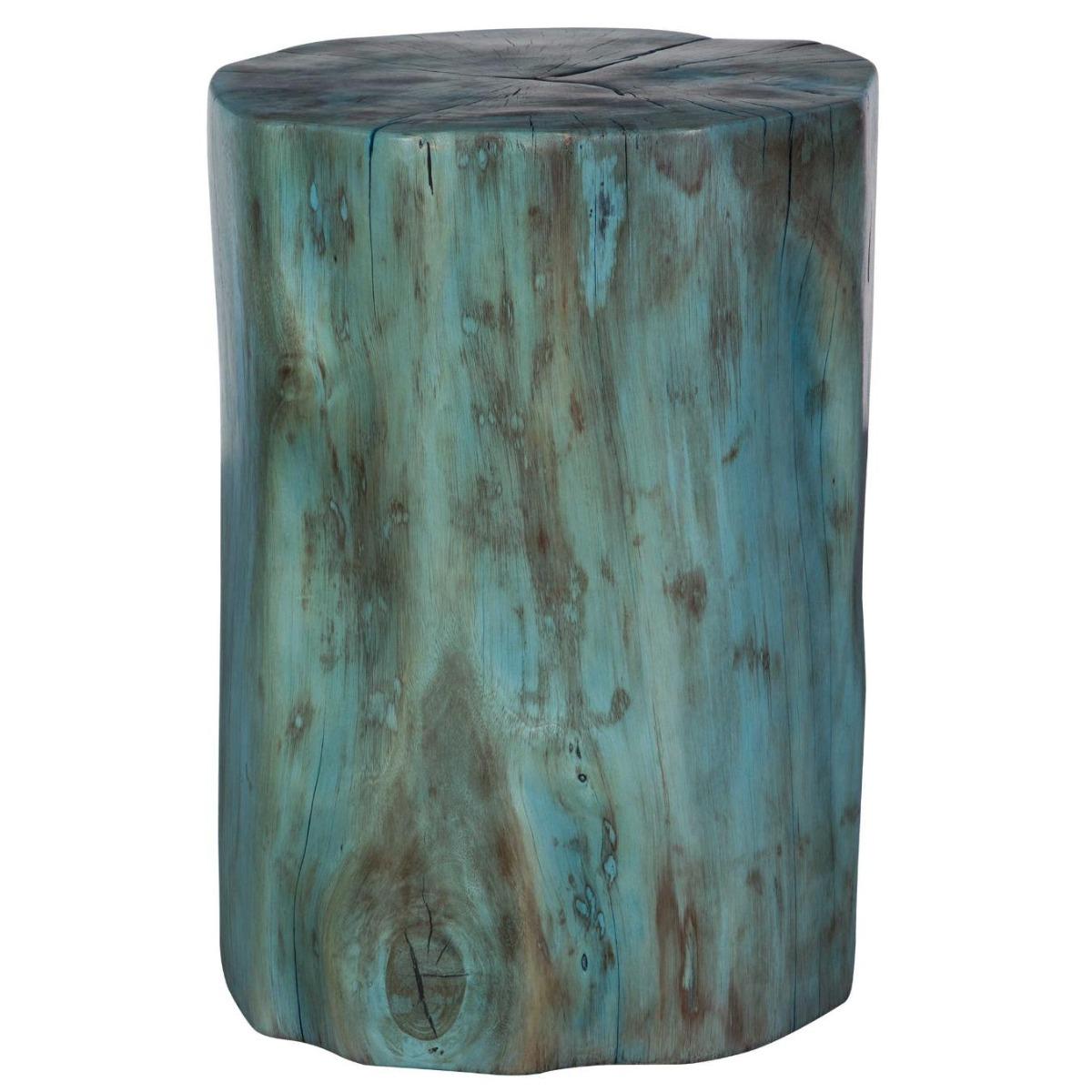 Uttermost Living Uttermost Habitat Blue Accent Stool House of Isabella UK