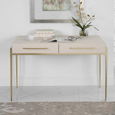 Uttermost Living Uttermost Jewel Modern White Desk House of Isabella UK