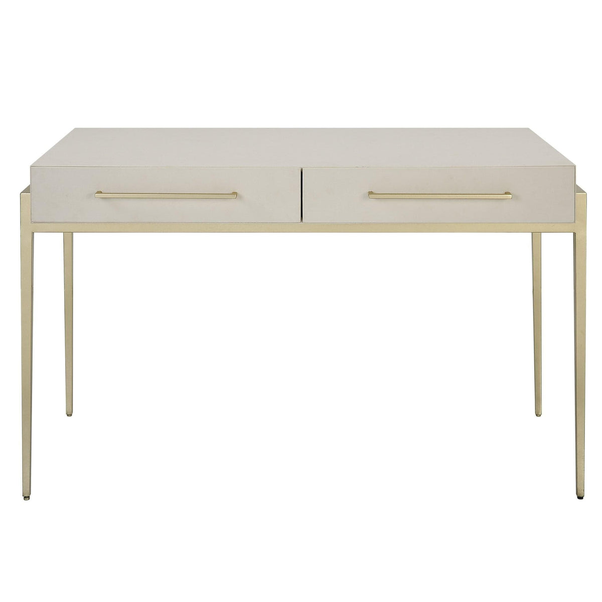 Uttermost Jewel Modern White Desk.
