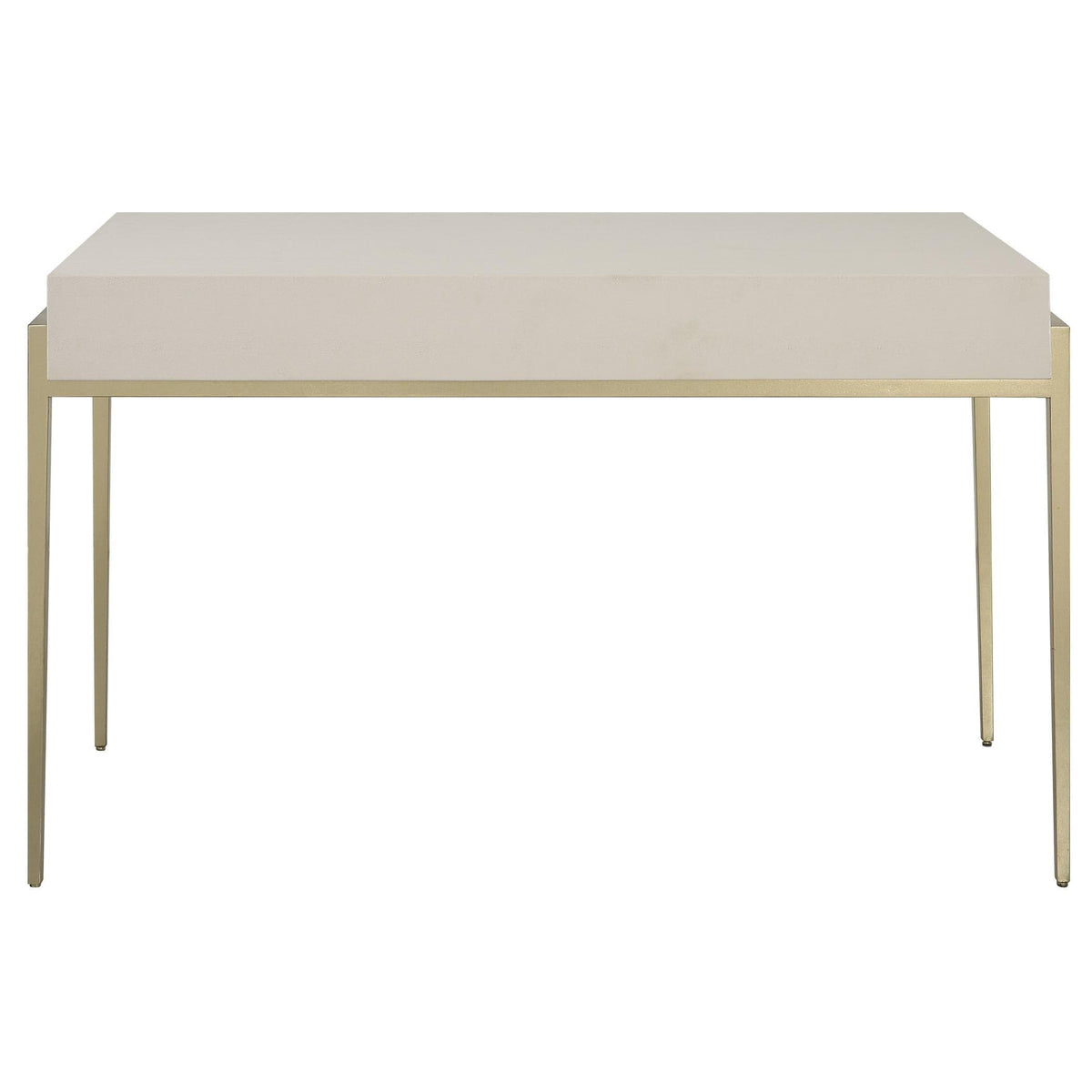 Uttermost Jewel Modern White Desk.