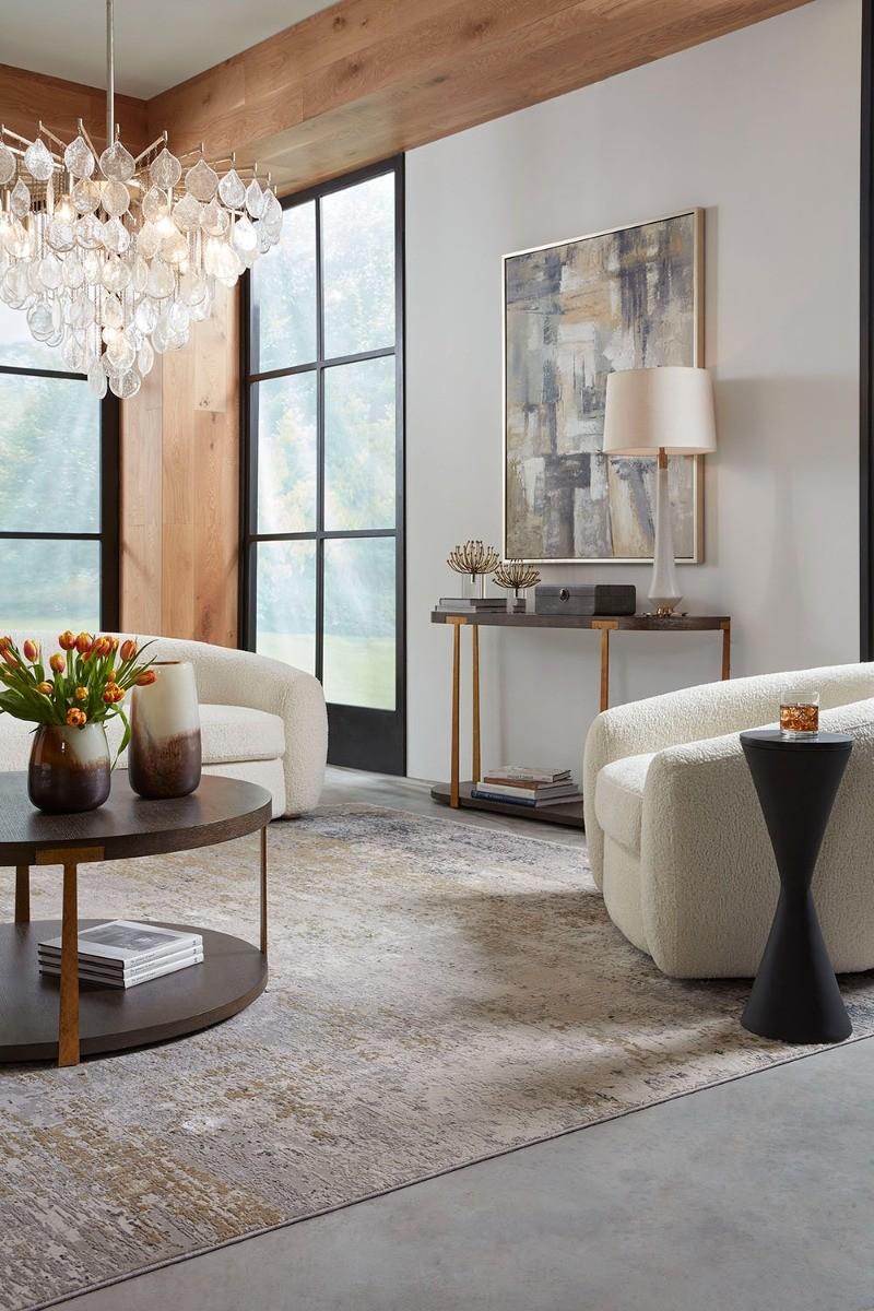 Uttermost Palisade Wood Console Table.