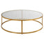 Uttermost Radius Modern Circular Coffee Table.