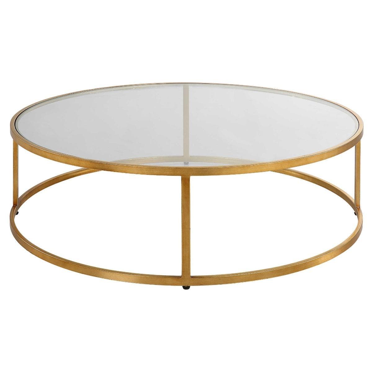 Uttermost Living Uttermost Radius Modern Circular Coffee Table House of Isabella UK