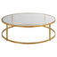 Uttermost Radius Modern Circular Coffee Table.
