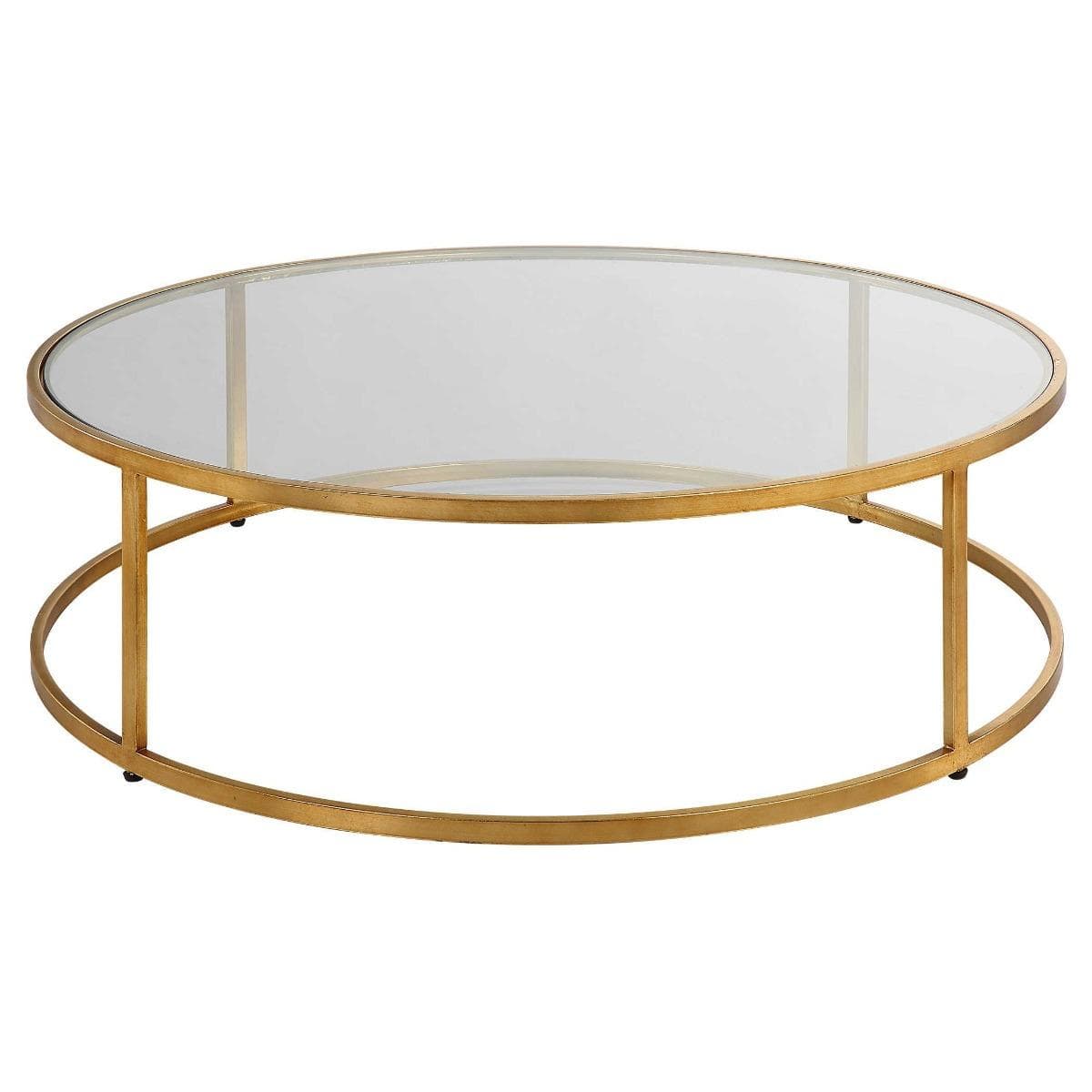 Uttermost Living Uttermost Radius Modern Circular Coffee Table House of Isabella UK