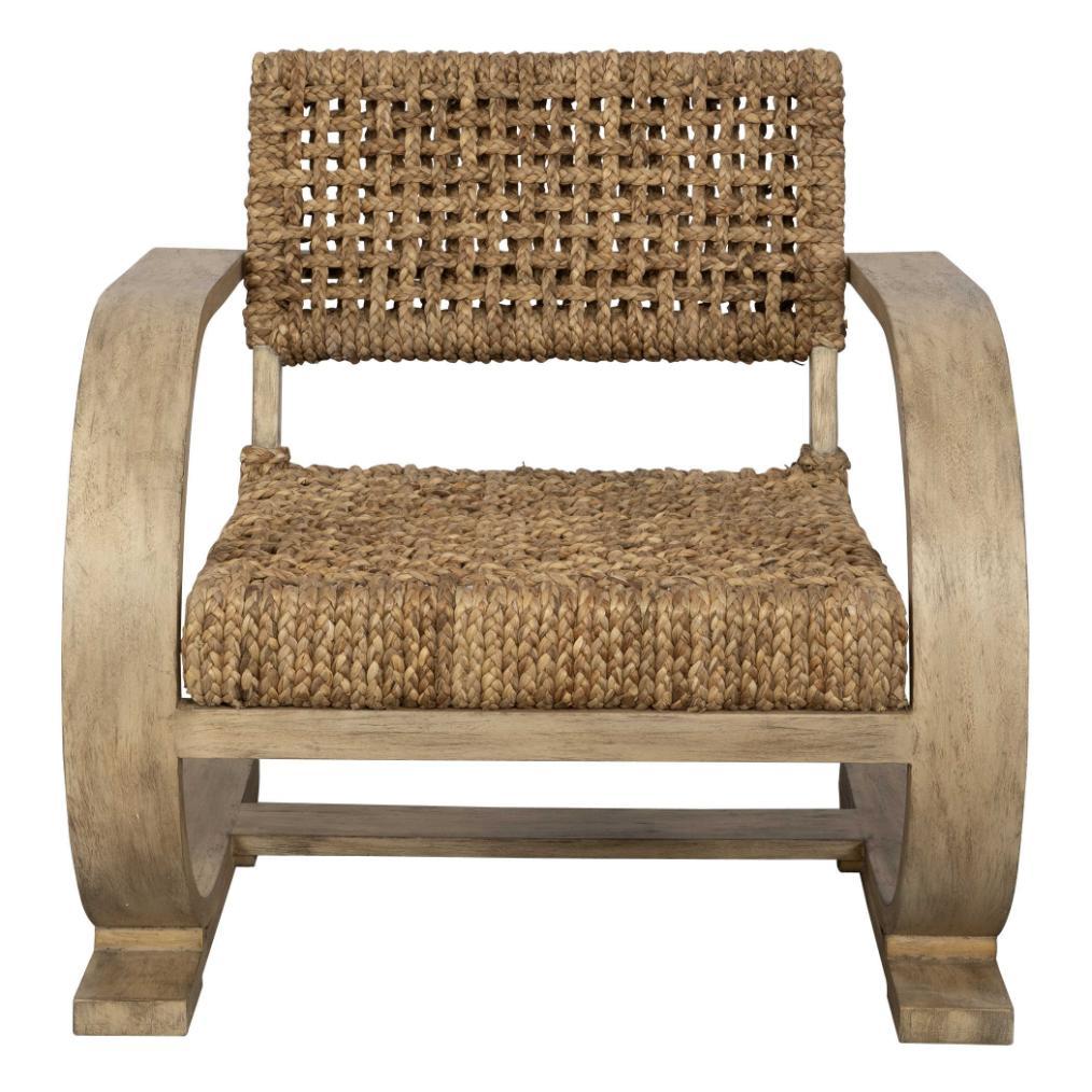 Uttermost Rehema Driftwood Accent Chair.