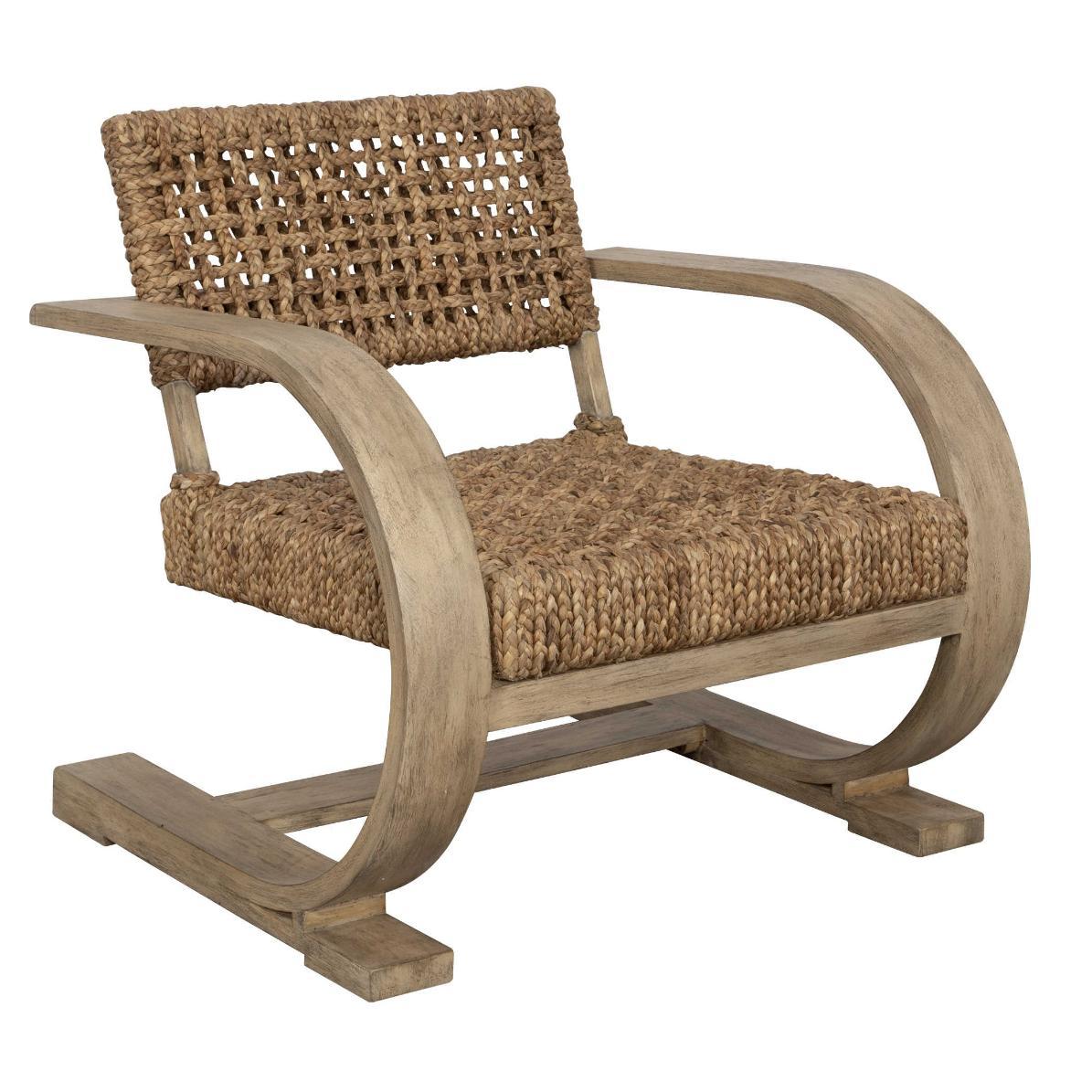 Uttermost Rehema Driftwood Accent Chair.