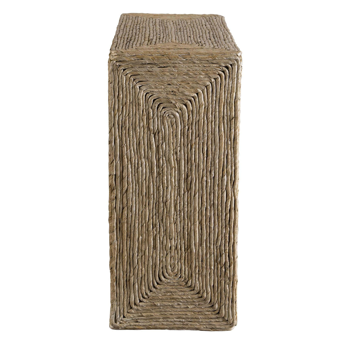 Uttermost Rora Woven Accent Table.