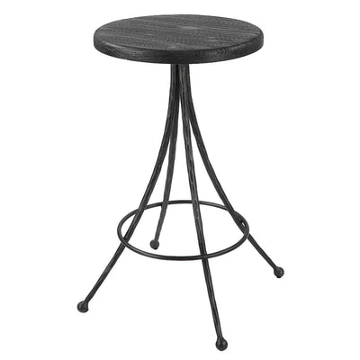 Uttermost Living Uttermost Sona Black Counter Stool House of Isabella UK