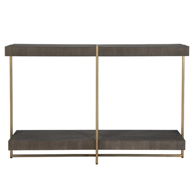 Uttermost Living Uttermost Taja Modern Brass & Wood Console Table House of Isabella UK